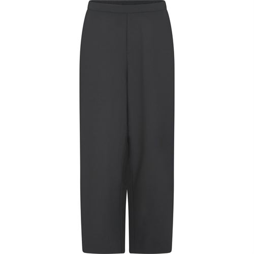 FRAU BUKSER, NEW MELBOURNE LIGHT WOOL ANKLE PANT, BLACK